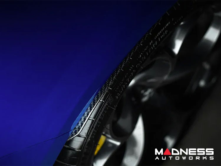 Alfa Romeo Giulia Splash Guard Cover Carbon Fiber